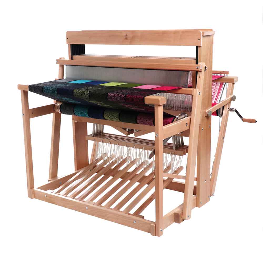 Ashford – métier de plancher 8 cadres : métier et accessoires compatibles