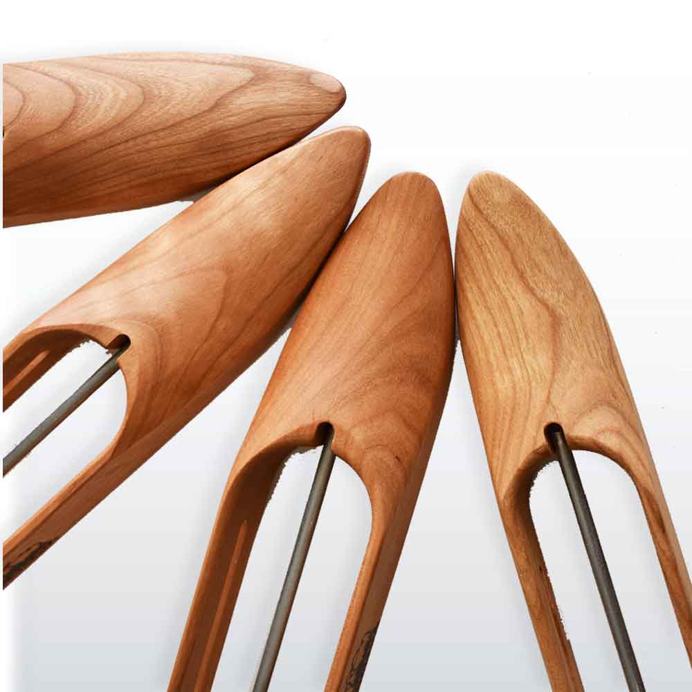 Wooden shuttles for table looms – weaving accessories Tisse et File