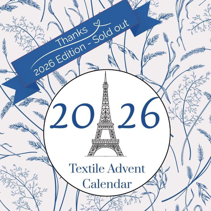 Calendrier textile de l'Avent 2026 – Voyage textile en France