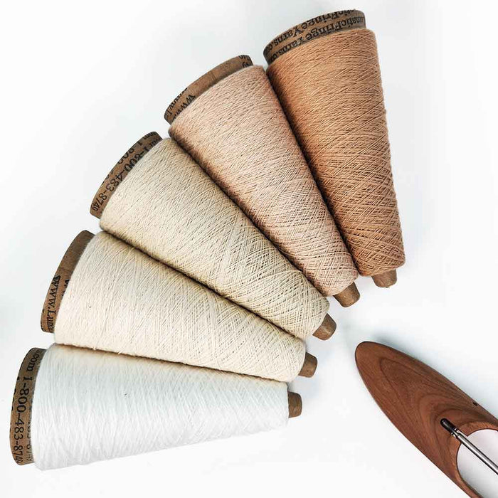 American Maid cotton 3/2 - sample Kit perfect to weave hand towels