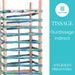 Atelier d'ourdissage indirect à la boutique tisse et File