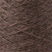 Close-up of Duet cotton/linen yarn – color Expresso, showing fiber texture and blend