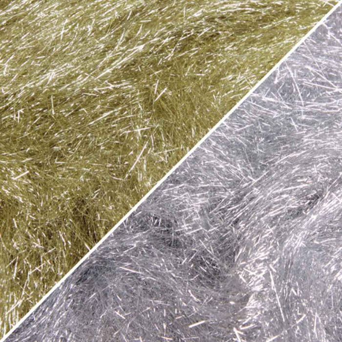 Ashford Angelina sparkle fibre available in Gold and Silver