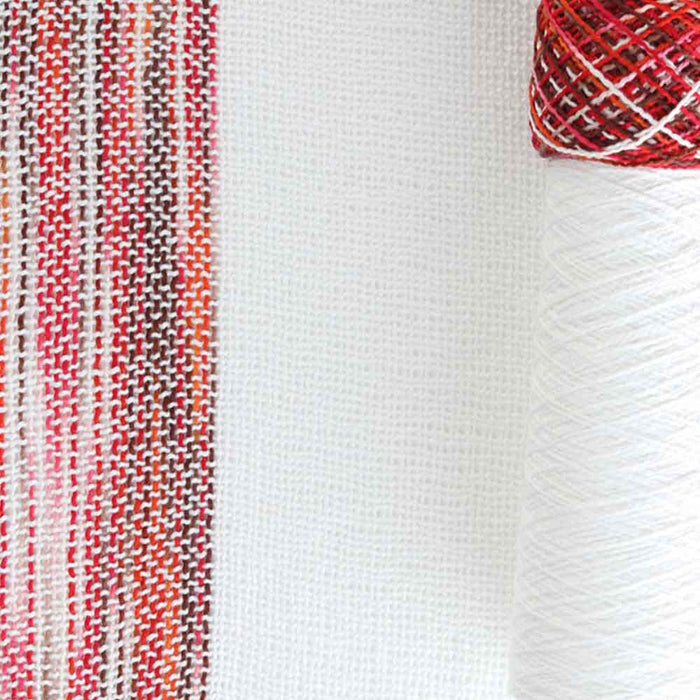 Ashford Caterpillar Cotton Scarf Kit – Inferno colourway