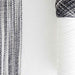 Ashford Caterpillar Cotton Scarf Kit – Monochrome with White colourway