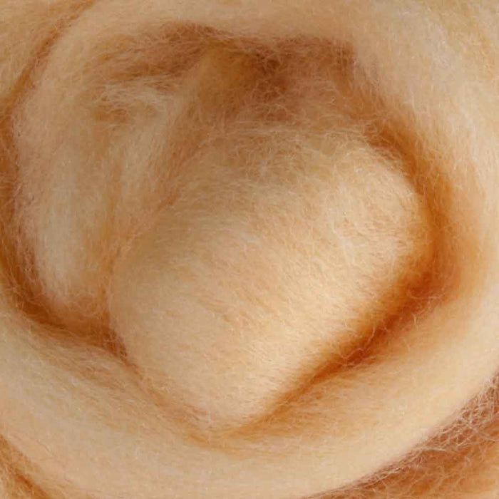 Ashford Corriedale wool top - honey