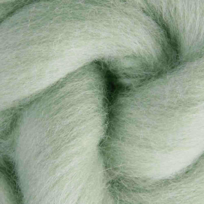 Ashford Corriedale wool top - Mint