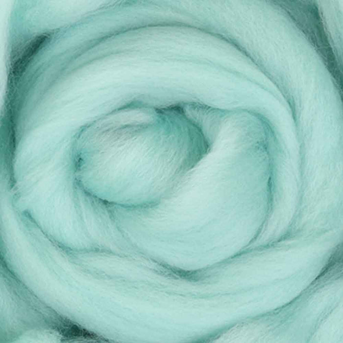 Ashford Corriedale wool top - Seafoam
