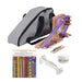 Ashford Inklette band weaving set with carry bag, Texsolv heddles, finishing wax and Anne Dixon pattern book
