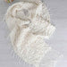 Ashford Magic Bubbles handwoven scarf showing the textured weave