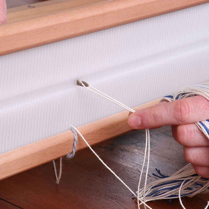 Ashford threading hook used during loom setup and weaving preparation