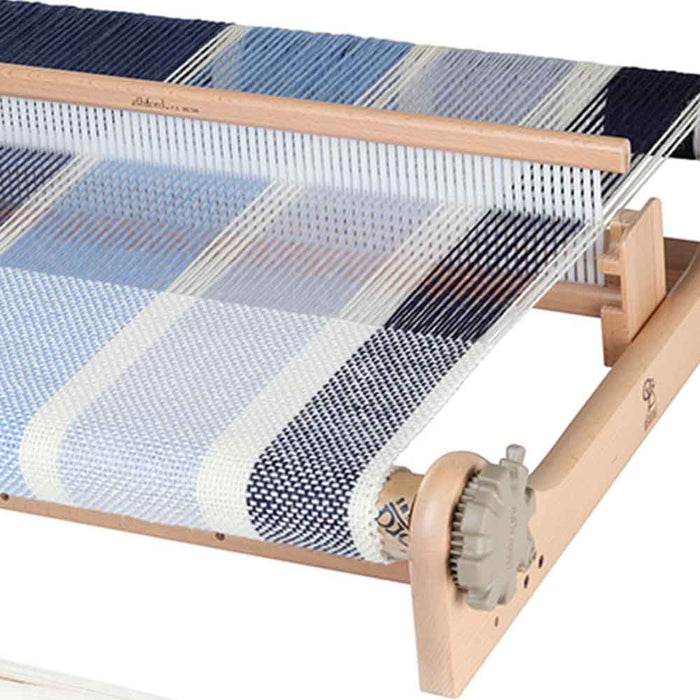 ashford rigid heddle reed installed on loom