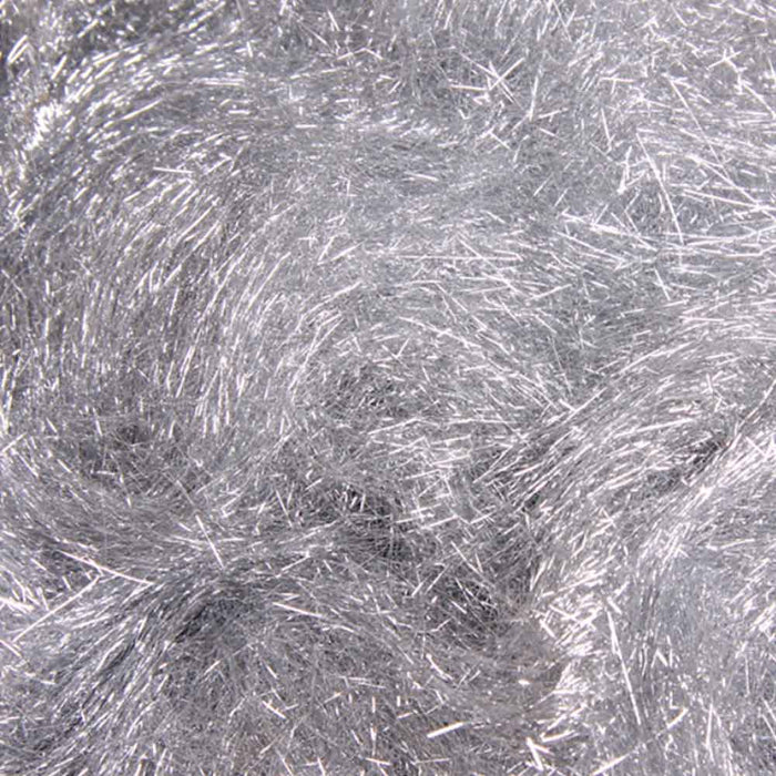 Close-up of Ashford Silver Angelina sparkle fibre