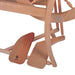 Ashford double treadle kit installed on Traditional spinning wheel showing dual treadle setup
