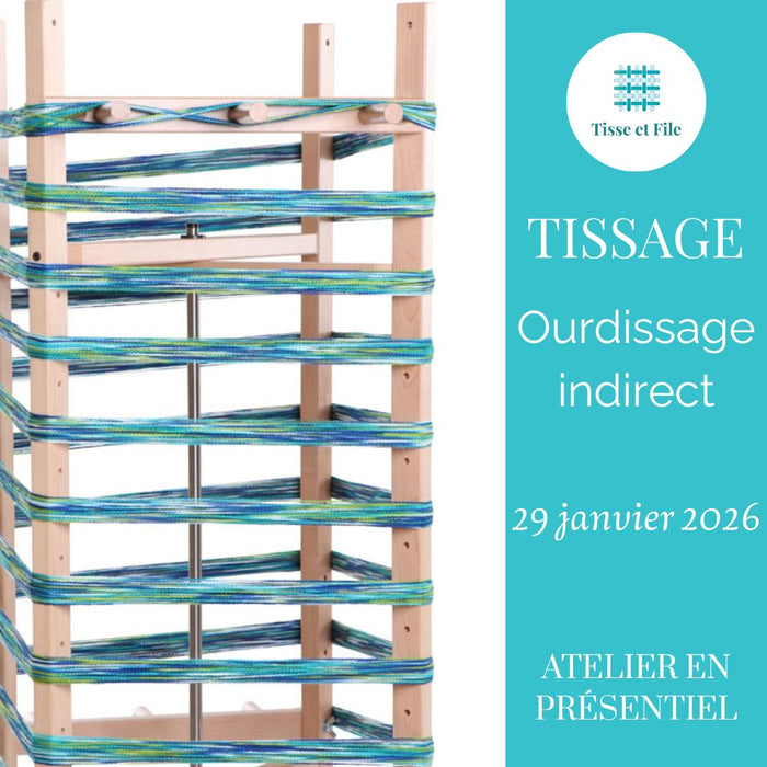 Atelier d'ourdissage indirect