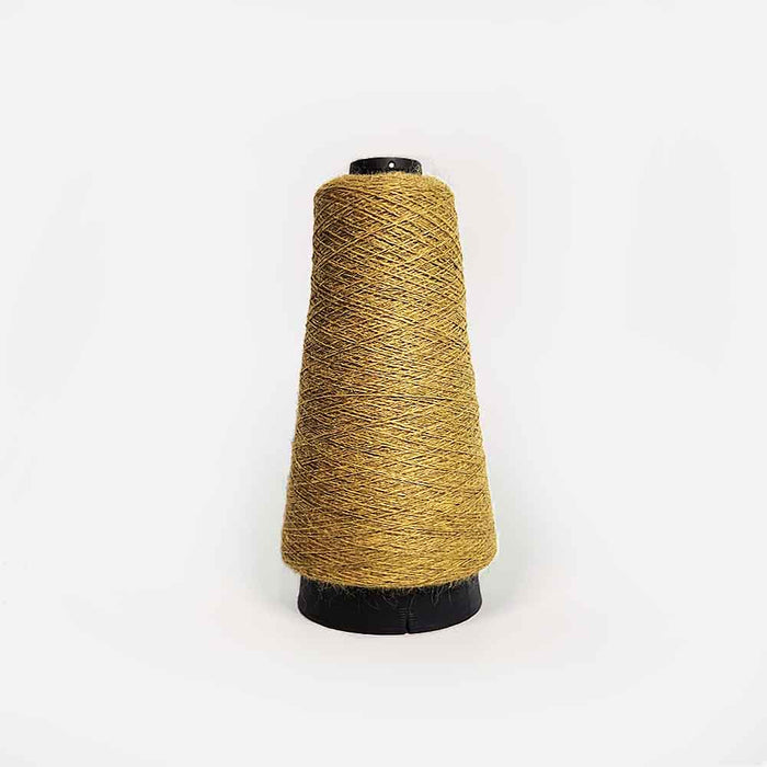 Cone of superfine baby alpaca yarn 2/16 in poire – soft, warm and luxurious weaving yarn
