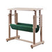 Lojan adjustable weaving bench with integrated storage shelf