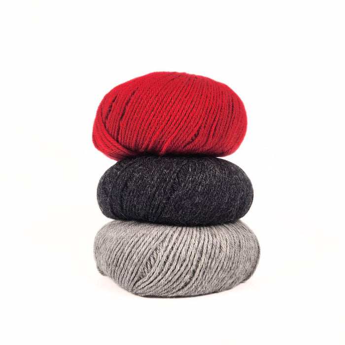 Brume weaving kit Baby Alpaca yarn colourway Braise