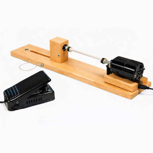 Leclerc electric double bobbin winder for weaving – 1 to 8 inch bobbins