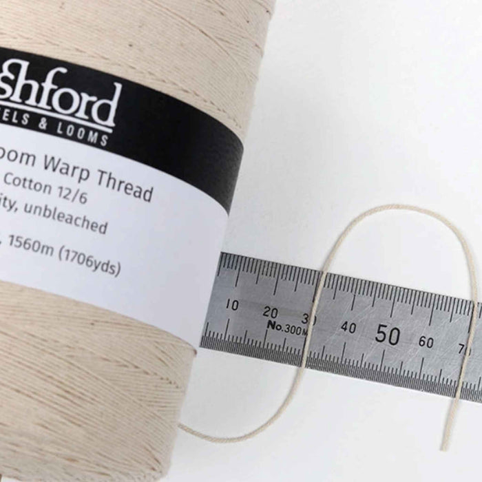 cotton warp thread 12/6 detail