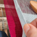 Double weave workshop taught by Catherine Malichecq at Tisse et File
