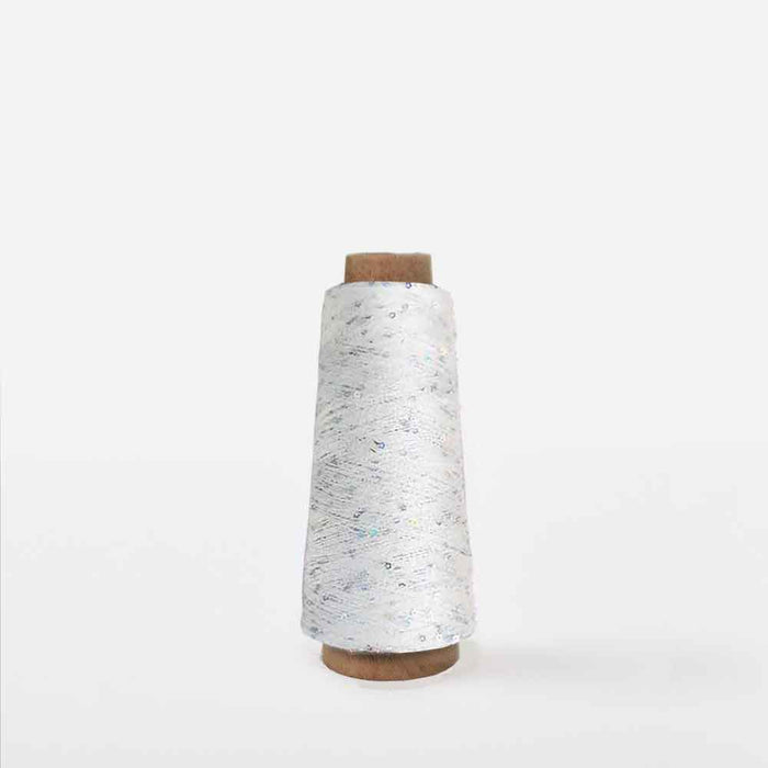 creme spool of Creative Make It Blümchen paper yarn by Rico Yarns – textured and lightweight for decorative textile projects