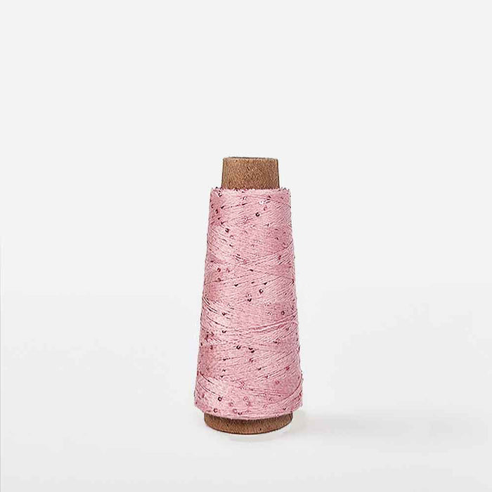 Rose spool of Creative Make It Blümchen paper yarn by Rico Yarns – textured and lightweight for decorative textile projects