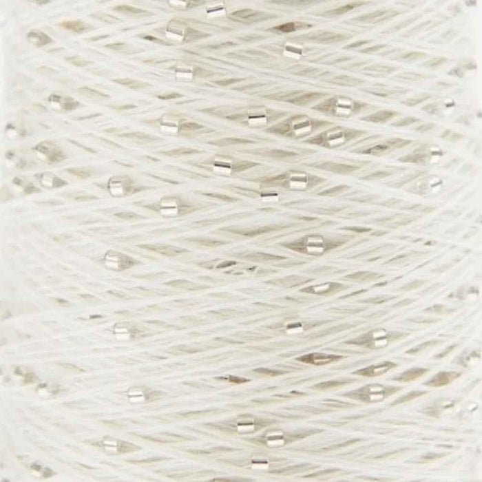 Creative Make It Perlchen decorative beaded thread in Crystal by Rico Yarns