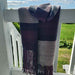 Soft handwoven Baby Alpaca scarf worn 