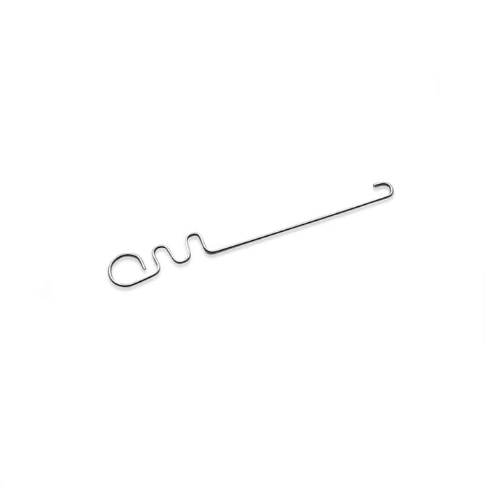 EEW 6.1 orifice hook by Dreaming Robots – lightweight metal hook for threading fiber into the flyer of Electric Eel Wheel 6.0 and 6.1 e-spinners.