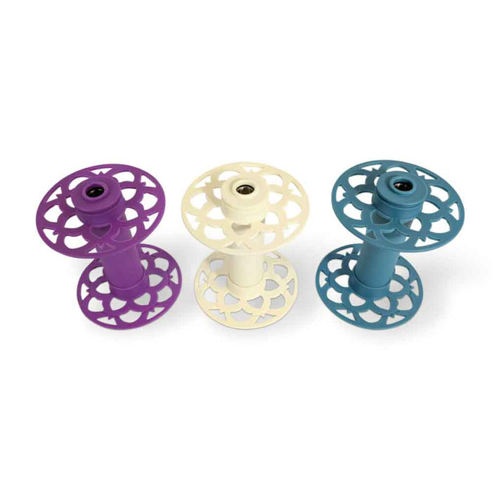 Set of three Dreaming Robots EEW Fold spinning wheel bobbins