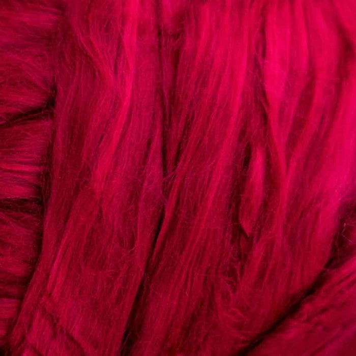 Coloured bamboo combed top