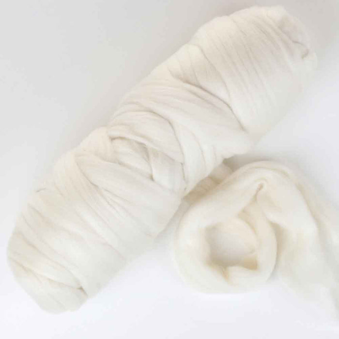 Superfine Merino combed top for hand spinning and felting