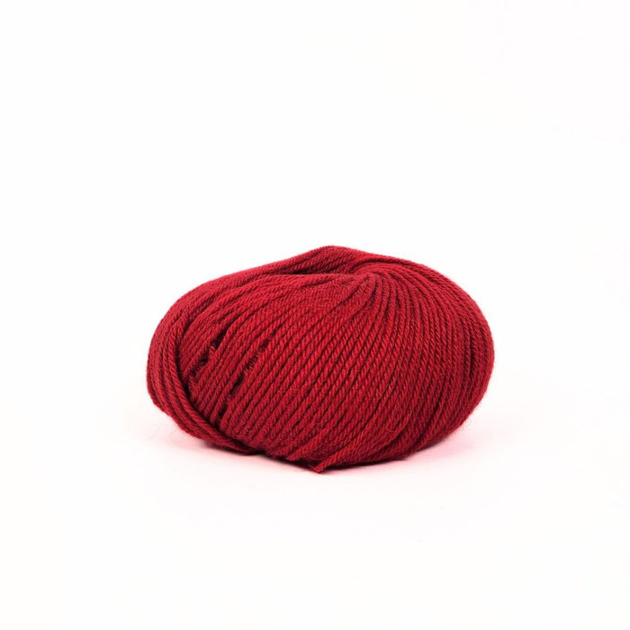 100% Baby Alpaca yarn in Red for weaving and knitting