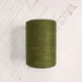 Cone of olive cotolin weaving yarn by Brassard