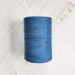 Cone of vieux bleu cotolin weaving yarn by Brassard