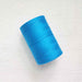 Bleu moyen 4/8 cotton weaving yarn cone by Maurice Brassard