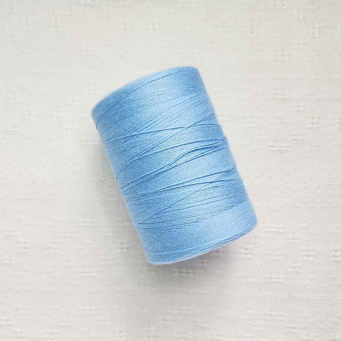 Bleu pale 4/8 cotton weaving yarn cone by Maurice Brassard
