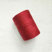 Brick 4/8 cotton weaving yarn cone by Maurice Brassard