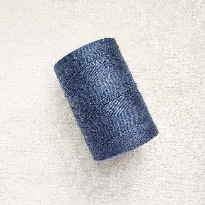 Denim 4/8 cotton weaving yarn cone by Maurice Brassard