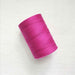 Fuchsia 4/8 cotton weaving yarn cone by Maurice Brassard