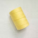 Jaune fonce 4/8 cotton weaving yarn cone by Maurice Brassard