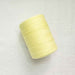 Jaune pale 4/8 cotton weaving yarn cone by Maurice Brassard