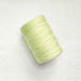 Lime 4/8 cotton weaving yarn cone by Maurice Brassard