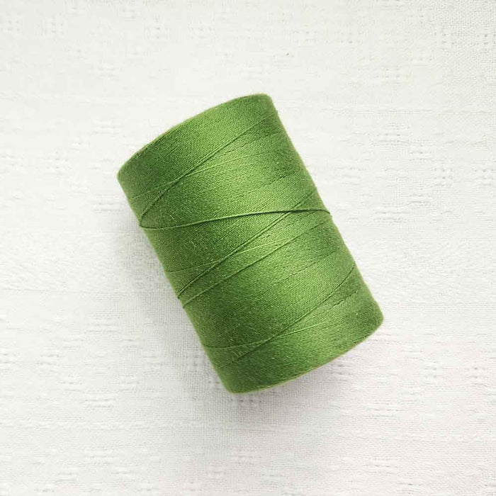 Limette 4/8 cotton weaving yarn cone by Maurice Brassard