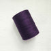 Mauve fonce 4/8 cotton weaving yarn cone by Maurice Brassard