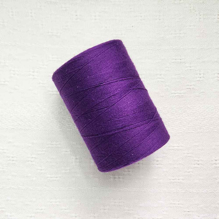 Mauve pale 4/8 cotton weaving yarn cone by Maurice Brassard