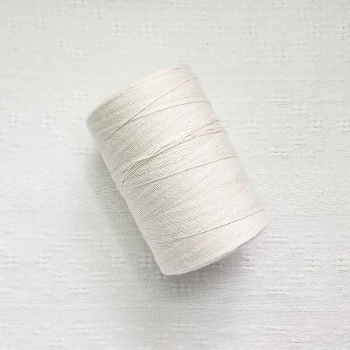 Naturel 4/8 cotton weaving yarn cone by Maurice Brassard