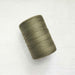 Olive 4/8 cotton weaving yarn cone by Maurice Brassard