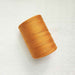 Orange brulee 4/8 cotton weaving yarn cone by Maurice Brassard